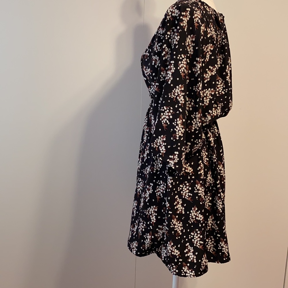 Boutique | Batwing Floral Print Dress Size Small - Picture 3 of 4